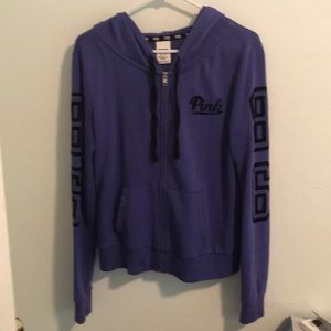 PINK zip-up hoodie